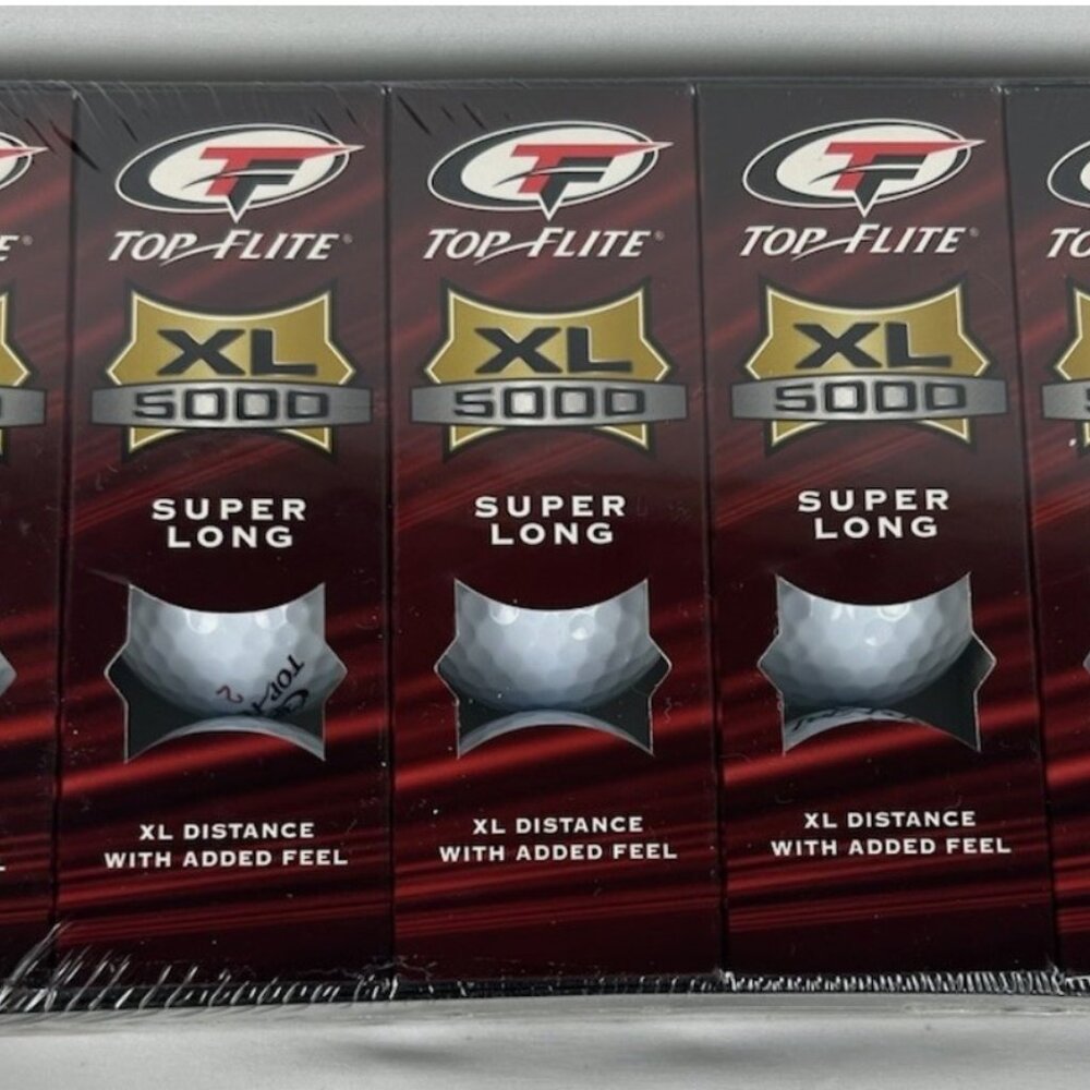 SEALED Top Flite XL 5000 Super Long Golf Balls 15 Balls Max Distance New - Picture 2 of 3